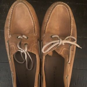 Light Brown Men’s Sperry Topsiders Size 9.5W